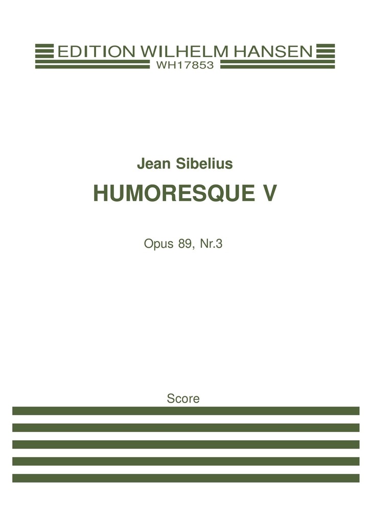 Humoresque No. 5 Op. 89c